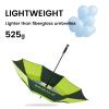 G4Free 62 Inch Lightweight Large Golf Umbrella Carbon Fiber Oversize Double Canopy Vented with Reflective Stripe+ 68 Inch UV Protection Golf Umbrella Auto Open Vented Double Canopy Oversize Umbrella view 2