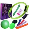Magic Circle Pilates Ring,Pilates Equipment for Home Workouts Pilates Ring and Ball Set Resistance Bands & More Perfect for Home Pilates Equipment view 1