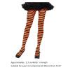 kobeIeen Women Girls Rainbow Multicolor Striped Tights Opaque Stockings Pantyhose for Christmas Halloween Cosplay Costume view 2