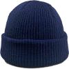 FAZAIQILUO Women's Loose Urinal Men's Cool Knitted Warm Thick Skeleton Long Socks Borderless Stool Navy Blue view 1