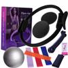 Pilates Ring,Pilates Equipment for Home Workouts Pilates Ring and Ball Set Resistance Bands & More Perfect for Home Pilates Equipment
