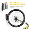 monTEK Swivel Bike Wall Mount, Bike Hangers for Garage, Wall Mount Bike Rack, 66 lbs, Red & Enhanced Bike Storage Rack, Adjustable 4-Bike and 2-Helmet Hangers for Indoor Bike Storage, 265 lbs view 4