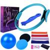 Magic Ring Pilates,Pilates Equipment for Home Workouts Pilates Ring and Ball Set Resistance Bands & More Perfect for Home Pilates Equipment view 1