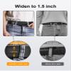 JUKMO 1.5" (38mm) Leather Ratchet Belt for Men in Gift Box (Black, Medium) view 2