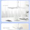 kobeIeen 6 Leaves USB Powered Canopy Ceiling Fan 2/4/8 Hours Timer 4 Speed USB Fan with 3.7m Cable for Camping Outdoor Bed view 3