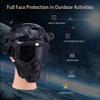Airsoft Helmet and Mask,Tactical Airsoft Helmet and Full Face Fox Mask Set - Black Paintball Gear with Detachable Goggles, NVG Mount, and Side Rails view 3