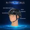 Airsoft Helmet and Mask,Tactical Airsoft Helmet and Full Face Fox Mask Set - Black Paintball Gear with Detachable Goggles, NVG Mount, and Side Rails view 4