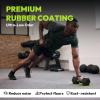 Hex Dumbbell Rubber Encased Strength Training Dumbbells, Hand Weight For Workout & Exercise/Pair of 35LB view 3