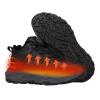 Heated Sneakers for Women and Men,Rechargeable Foot Warmers, Electric Heating Shoes with 3 Temperature Settings, Winter Outdoor Non Slip Walking Running Shoes (Black, 5.5 Women/4 Men) view 1