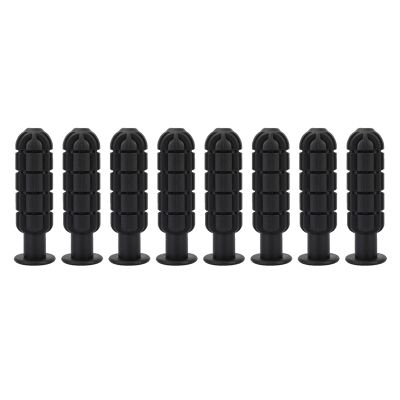 Nurnesy 8Pcs Table Soccer Handle Poignee Accessories for Kid Children, Handlebar Covers Plastic Grip for Toddler Kid, Handlebar Sleeves, Foosball Handle Grips Kicking Cages