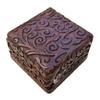 FORESTIS GALLINARIA Handmade Decorative Wooden Jewelry Box, Kit, Vanity,Trinket, Organizer For, Ladies, Men, Women, Gold, Cash,Multipurpose Keepsake, Gift Item (4x4, Vines) view 2