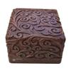 FORESTIS GALLINARIA Handmade Decorative Wooden Jewelry Box, Kit, Vanity,Trinket, Organizer For, Ladies, Men, Women, Gold, Cash,Multipurpose Keepsake, Gift Item (4x4, Vines) view 4