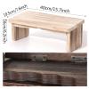 HUIMIMA Kneeling Chair,Meditation Bench Kneeling Stool,Portable Foldable Perfect Kneeling Stool Ergonomic Yoga Bench, for Tea Ceremony, Seiza, Yoga, Praying and Healthier Sitting(Dark Brown) view 3