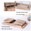 HUIMIMA Kneeling Chair,Meditation Bench Kneeling Stool,Portable Foldable Perfect Kneeling Stool Ergonomic Yoga Bench, for Tea Ceremony, Seiza, Yoga, Praying and Healthier Sitting(Dark Brown) view 4