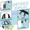 Boulder Bee Pickleball Bags, Stripe Print PickleBall Bag for Women, Hand/Shoulder Gym Bag w Water Bottle Holder, with Racquet/Paddle Holder (Green Stripe) view 3