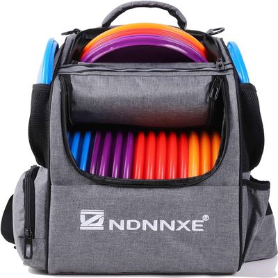 Disc Golf Bag, Disc Golf Backpack with 26+ Disc Capacity, Durable & Lightweight Disc Golf Bags with 8 Storage Pockets