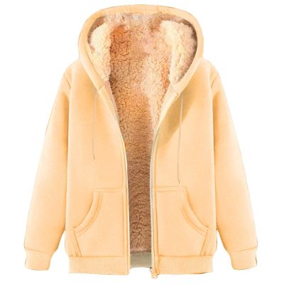 Huneny Beige Zip Up Hoodie Men,Mens Zip Up Hoodie,Mens Hoodies Pullover,Fleece Jacket Men,Warm Sherpa Fleece Lined Winter Jackets Casual Long Sleeve Hooded Drawstring Coats With Pockets
