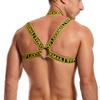JOCKMAIL Jock straps for Men with Mens Chest Harness Sexy Men's Harness and Jockstrap Set for Clubwear,Fitness,Role-Playing (US, Alpha, Large, X-Large, Regular, Regular, Yellow) view 3