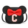 mibasies Toddler Purse Girl Gifts: Girls Birthday Gifts for 3-8 - Toys for Ages 2-4 Purse, Black, Letter C view 1