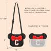mibasies Toddler Purse Girl Gifts: Girls Birthday Gifts for 3-8 - Toys for Ages 2-4 Purse, Black, Letter C view 2