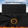Desol Fleece Lined Hiking Pants Women, Winter Flare Leggings for Women Thermal Warm High Waist Snow Pants with Zipper Pockets for Outdoor Sports Black view 4