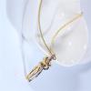 Tdips Necklace - Human Embrace Couple Pendant, Adjustable Length Hug Necklace for Women view 4