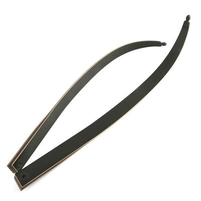 60" Bow Limb Black Hunter Recurve Bow Wood Bow Limb 20-60lbs for Takedown Bow (Black, 45LBS)
