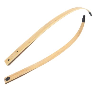 60" Bow Limb Black Hunter Recurve Bow Wood Bow Limb 20-60lbs for Takedown Bow (Wood, 30LBS)