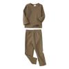 Kids Tales Boys Girls 2Pcs Cotton Sweatsuit Toddler Solid Sweatshirt + Sweatpants Outfits Set Little Kids Pullover Tracksuit view 1