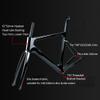 BSFHQS 700C Road Bike Frameset 44cm 47cm 50cm 53cm 56cm Wind Breaker Racing Bike Frame Carbon Fiber Disc Brake Frames Thru Axle F100mm R142mm(47cm) view 3