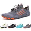 Grounded Footwear for Women Barefoot Shoes, Grounded Footwear for Mens Barefoot Shoes, 2025 New Upgrade Comfortable Lightweight Non-Slip Water Shoes Wide Toe Box Grey view 1