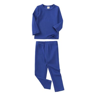 Kids Tales Boys Girls 2Pcs Cotton Sweatsuit Toddler Solid Sweatshirt + Sweatpants Outfits Set Little Kids Pullover Tracksuit