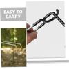 KONTONTY Outdoor Camping Iron Hook Tent Lamp Iron Hook Hanger Lantern Holders for Outside Multi-use view 4