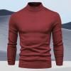 Zhyaj Men's Winter Sweaters Long Sleeve Turtleneck Knitted Slim Fit Basic Sweaters Casual Basic Turtleneck Pullover Sweater view 2