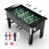 Large 55in Full-Size Foosball Table with 9 Balls, 2 Cup Holders, Heavy Duty Foosball Table Adult Size for Adults and Children, Sports Arcade Soccer Game for Home, Office, and Game Room Fun view 1