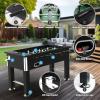 Large 55in Full-Size Foosball Table with 9 Balls, 2 Cup Holders, Heavy Duty Foosball Table Adult Size for Adults and Children, Sports Arcade Soccer Game for Home, Office, and Game Room Fun view 2