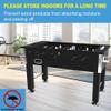 Large 55in Full-Size Foosball Table with 9 Balls, 2 Cup Holders, Heavy Duty Foosball Table Adult Size for Adults and Children, Sports Arcade Soccer Game for Home, Office, and Game Room Fun view 4