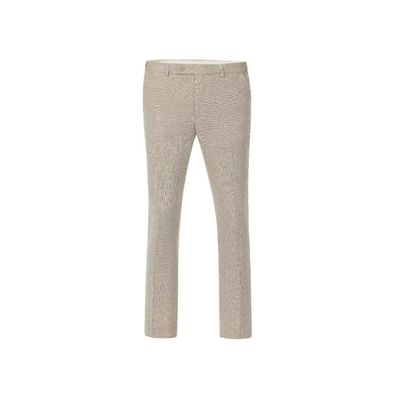 YoTsaiSpring Boys Uniform Pants Herringbone Tweed Pants Slim Fit School Dress Pants for Boy Wool Blend Formal Winter Light Khaki Boys Pants Size 8