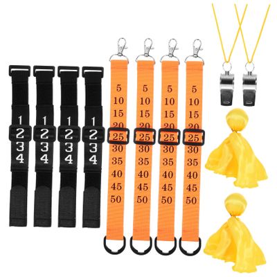 COOLHIYA Referee Chain Clip Official Referees Chain Clips for Soccer Kit Football Accessory