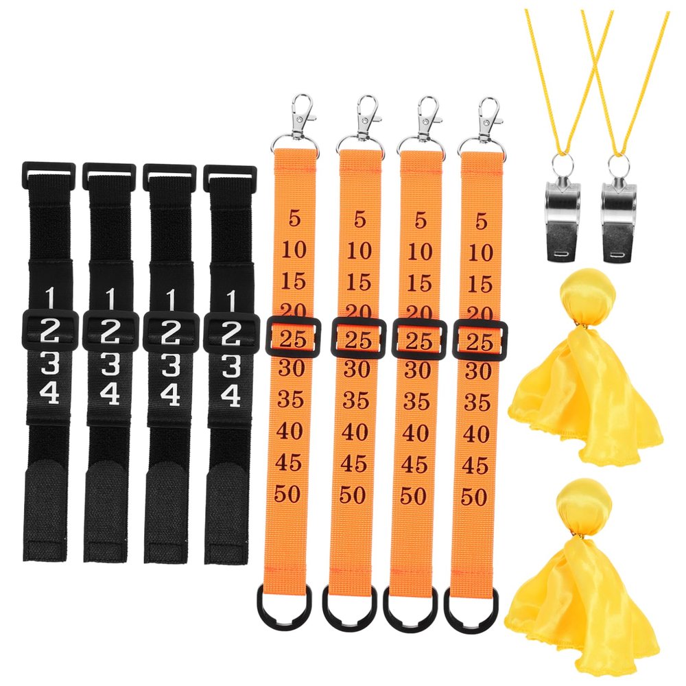 COOLHIYA Referee Chain Clip Official Referees Chain Clips for Soccer Kit Football Accessory