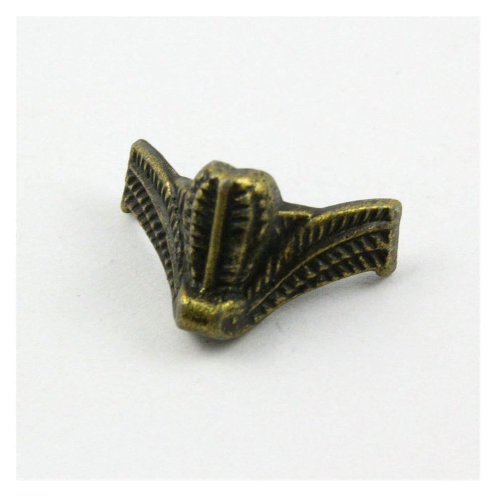 DLAHPJPT 20 Pieces Antique Brass Jewelry Box Feet Animal Box Leg 27x16mm