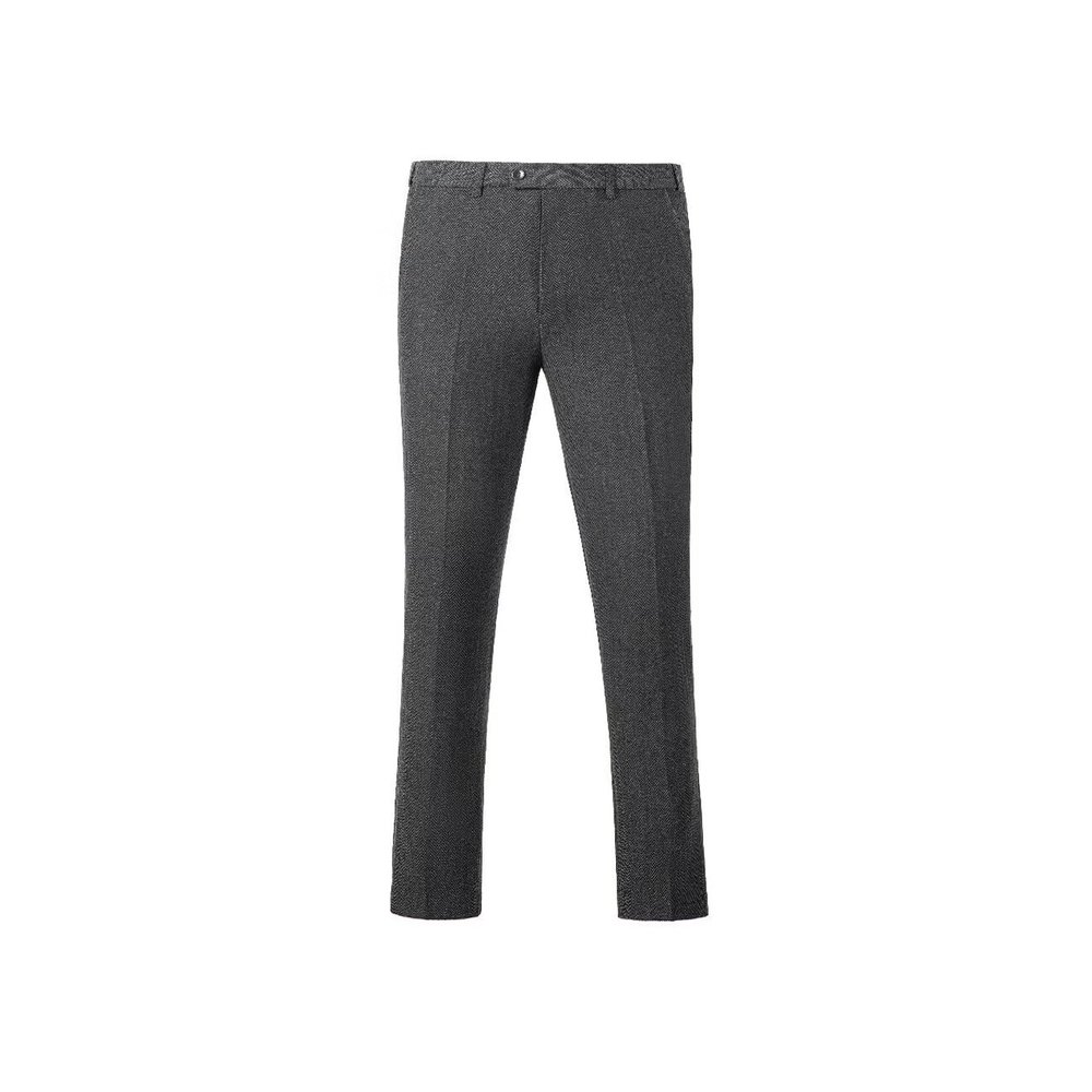 YoTsaiSpring Boys Uniform Pants Herringbone Tweed Pants Slim Fit School Dress Pants for Boy Wool Blend Formal Winter Deep Gray Boys Pants Size 8