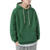 Cambkatl Men's Fleece Sherpa Lined Winter Hoodie Sweatshirt, Loose Long Sleeve Pullover Casual Thermal Hooded Sweater Tops view 1