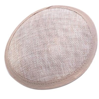 13cm Fascinators Hat Base for Women Millinery Making Vintage Derby Cap DIY Accessories Cocktail Hats Round Saucer Base Khaki