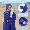 Catalonia Swim Parka for Women Men, Oversized Lightweight Surf Swim Jacket, Waterproof Warm Swim Coat, Changing Poncho Robe view 4
