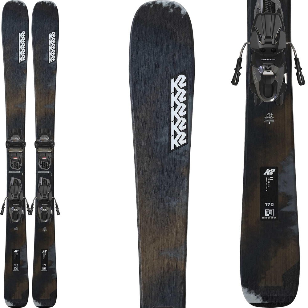 K2 Mindbender 85 Skis w/ Quikclik Bindings, 156