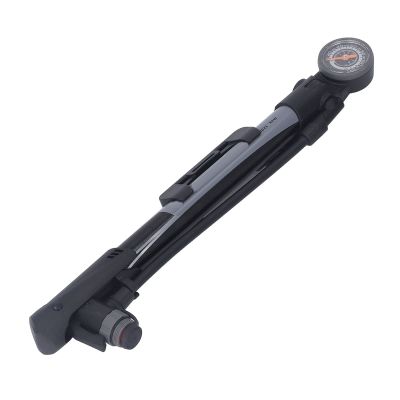 Portable Tire Pump Inflator, Aluminum Alloy Material, Real Time Display, High Pressure Mini Pump with Two Zip Ties for Inflating Bikes, Electric Bikes, and Motorcycles