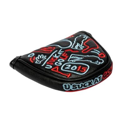 U SUCK AT GOLF Expertly Crafted Synthetic Leather Golf Head Cover - Ideal for Woods and Drivers - Tour Quality Golfing Accessories with Unique Designs - Perfect Christmas or Fathers Day Golfing Gift