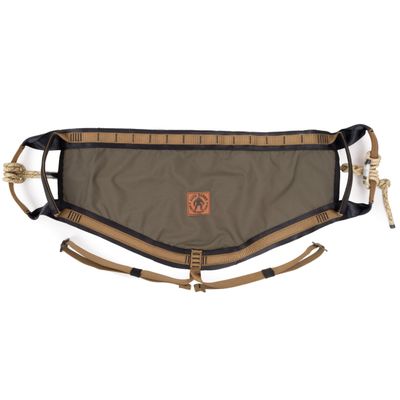 Ape Canyon Outfitters Land Baron Lite Saddle  for Reliable Saddle Hunting  Lightweight Nylon with Rubicon Bridge 300 lb Capacity  Available in S/M or L  Ranger Green
