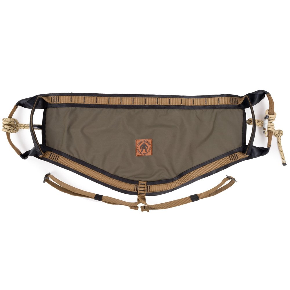 Ape Canyon Outfitters Land Baron Lite Saddle  for Reliable Saddle Hunting  Lightweight Nylon with Rubicon Bridge 300 lb Capacity  Available in S/M or L  Ranger Green